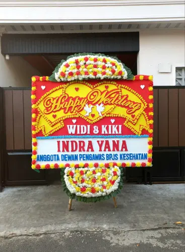 Papan Bunga Pernikahan jurumudi baru